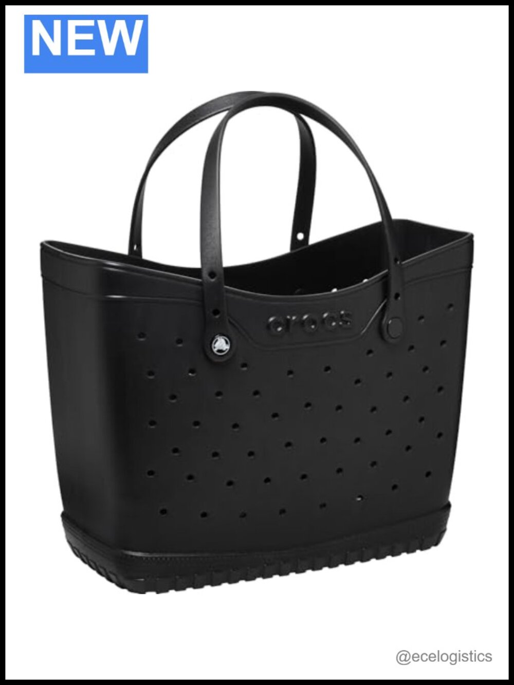 Large Croslite Tote Bag with Top Handle Durable Washable Waterproof